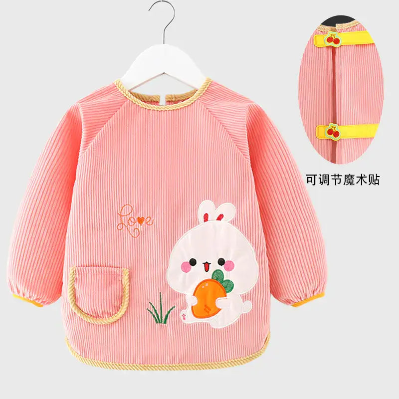 Waterproof Bib for Girl and boy - Stylish Reversible Design