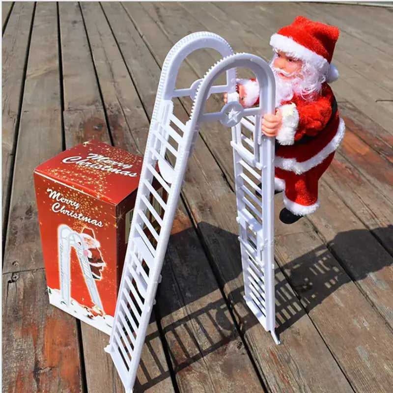 Santa Claus Climbing Toy - Festive Holiday Decor
