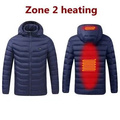 Smart Heating Vest – USB 9-Zone Heated Winter Wear