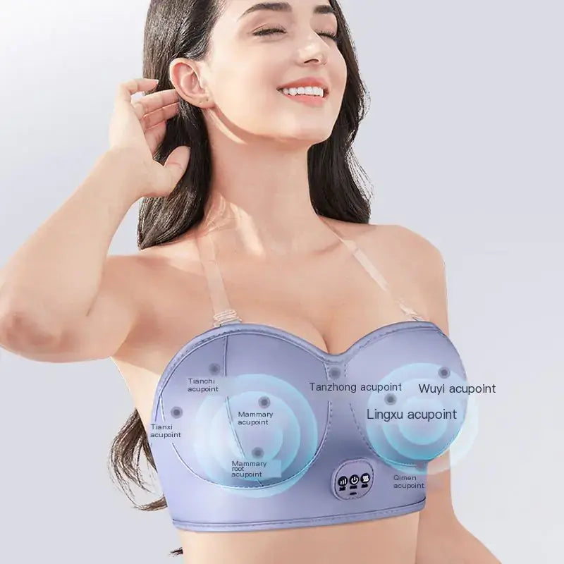 Smart Charging Breast Massager with Heating Function