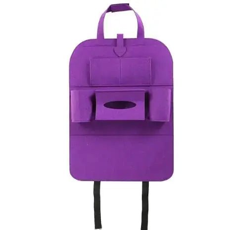 Colourful Chair Back Storage Bag – Multi-Pocket Car Seat Organizer 