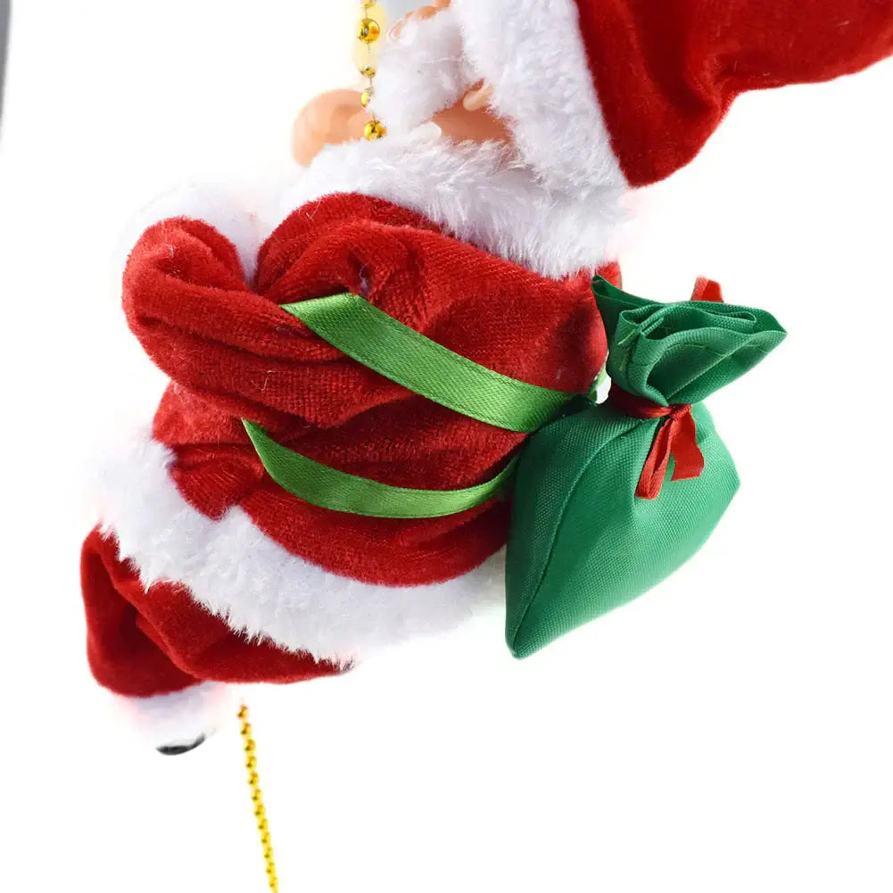 Santa Claus Climbing Toy - Festive Holiday Decor featuring a Santa figure with gifts and climbing accessories.