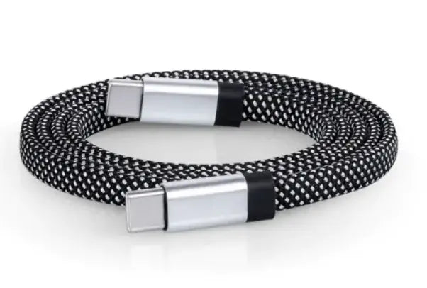 Magnetic USB Charging Cable nylon braided durability Techs Park