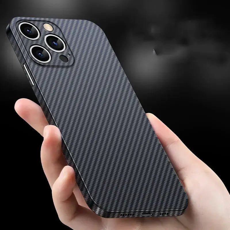 12ProMax Carbon Fiber Pattern Ultra-Thin Hard Shell
