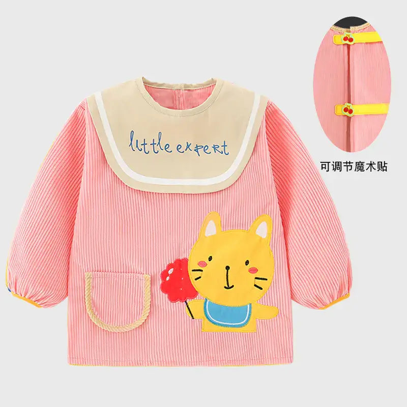 Waterproof Bib for Girl and boy - Stylish Reversible Design