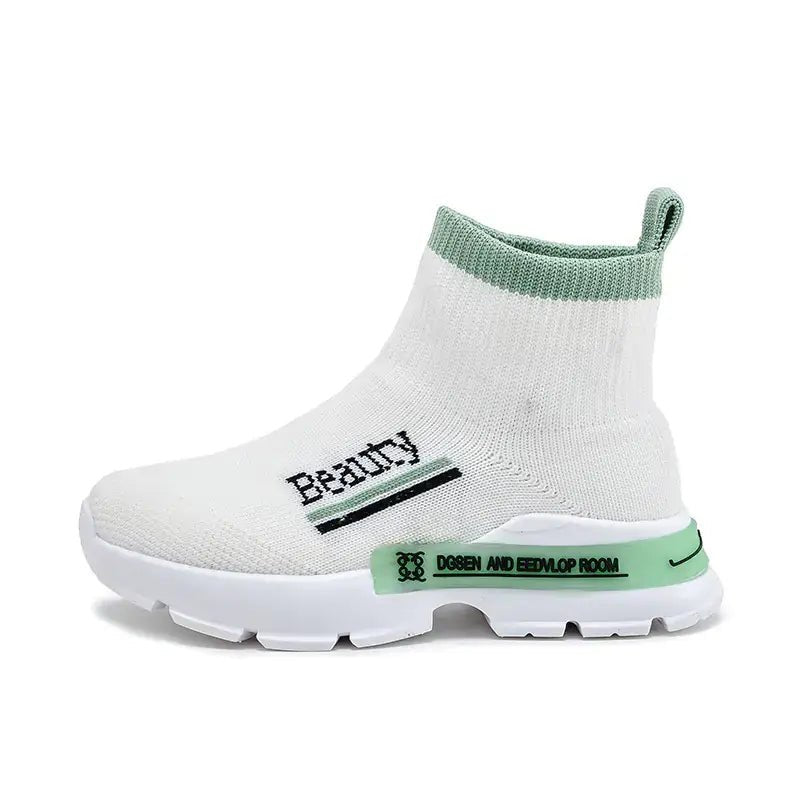 Children’s Flying Woven Breathable Mesh Sneakers (Ages 4–16)