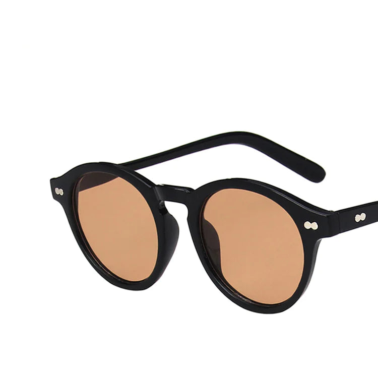 "Retro Round Frame Sunglasses for Trendy  Women"