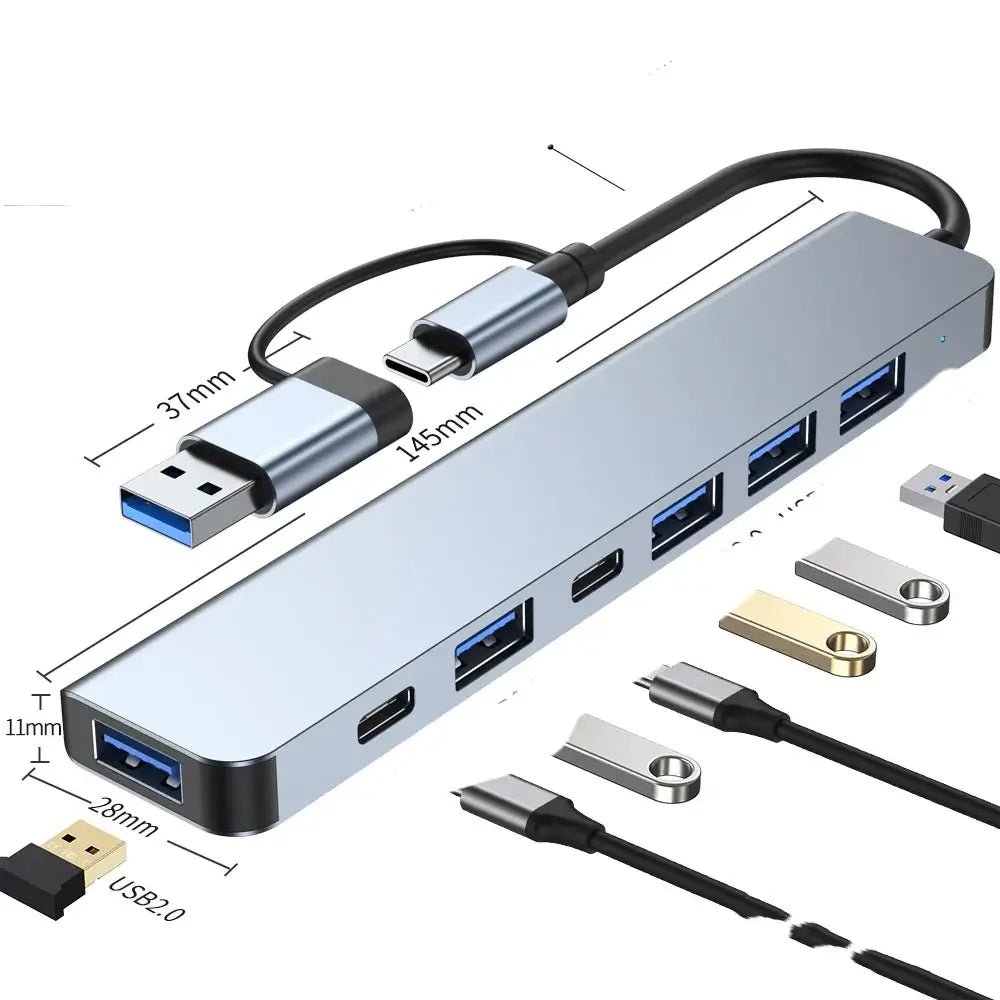 7-in-1 Type-C Docking Station with Power Delivery