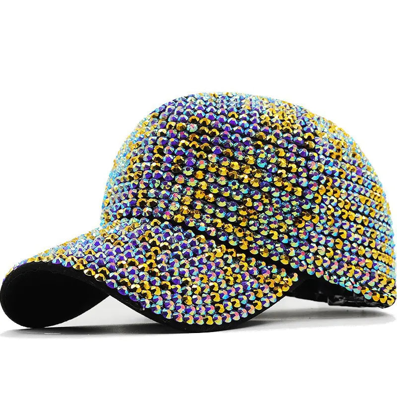 Shiny Trendy Women’s New Dot Diamond Baseball Hat