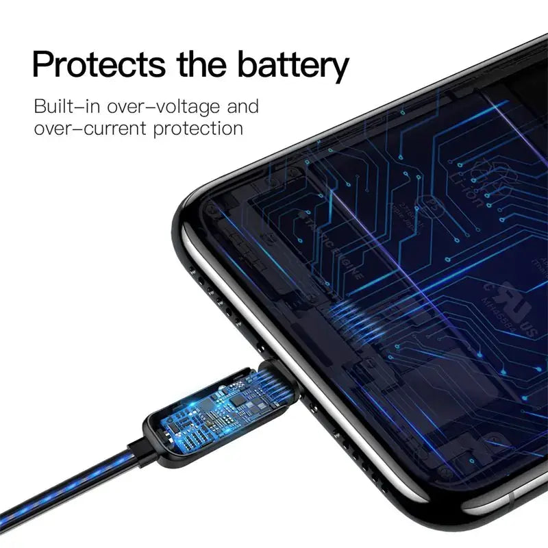 Baseus Glowing Data Cable - Baseus LED Charging Line