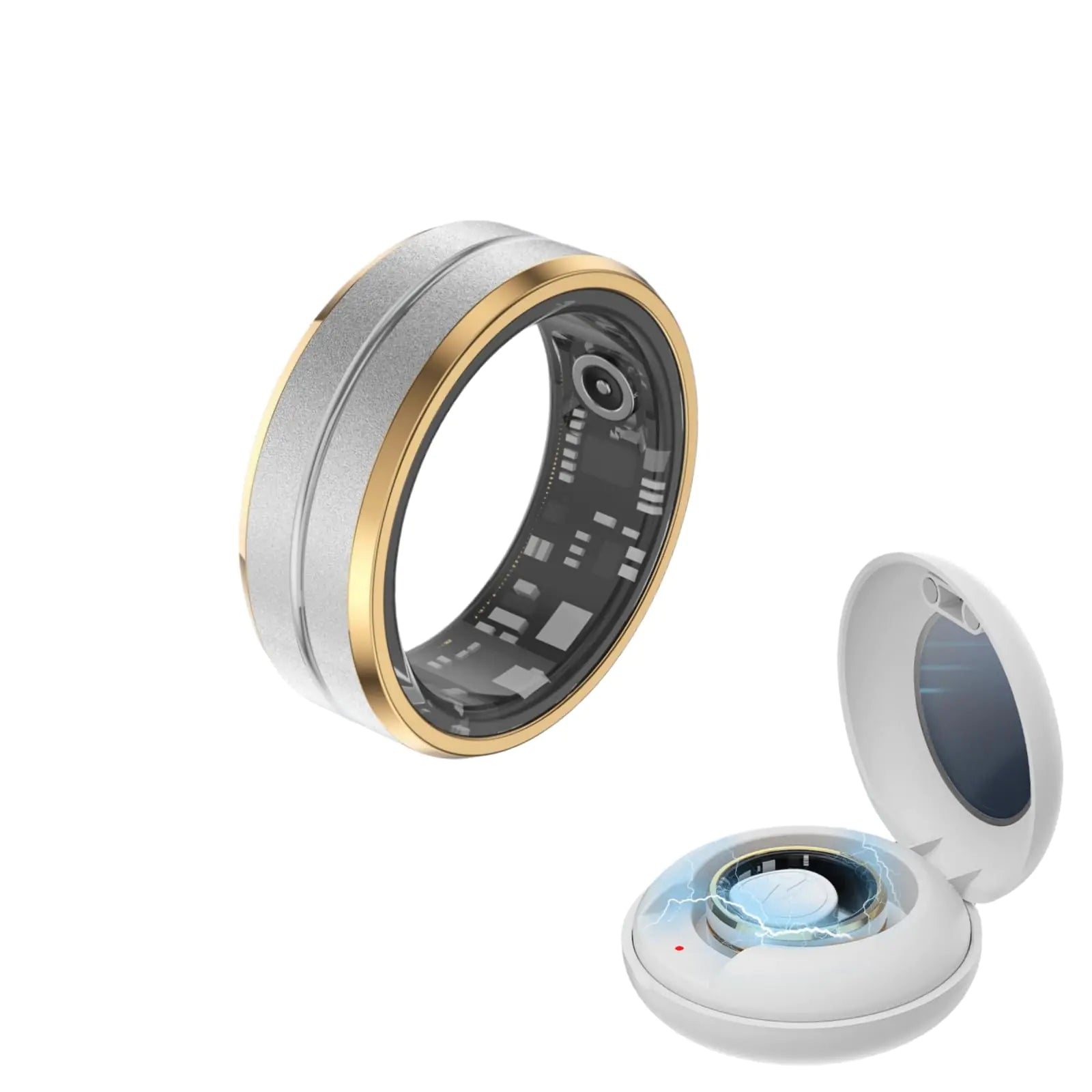 Buoikik Smart Ring Fitness Tracker for Men and Women Heart Rate & Blood Oxygen Monitor & Sleep Monitoring Remote Selfie Control Ring Waterproof Wearable Smart Rings (9)