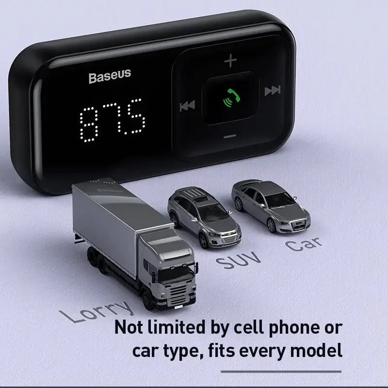 Baseus Car Bluetooth MP3 Charger  T Cat S-16 with LED Display