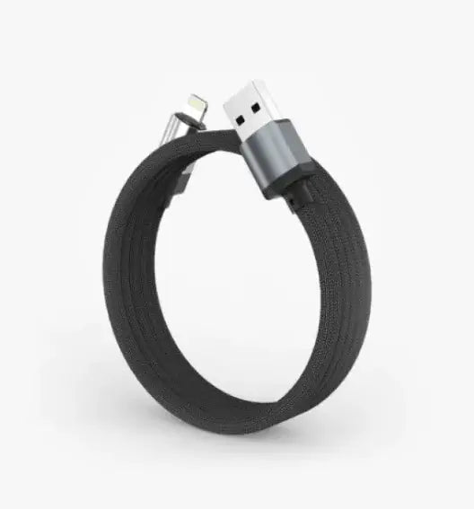 Magnetic USB Charging Cable nylon braided durability Techs Park