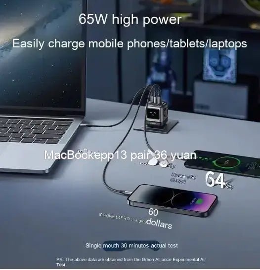 UGREEN Nexode 65W GaN USB-C Charger (3-Port)