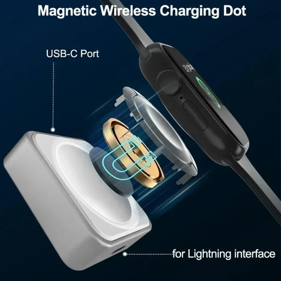 Magnetic Wireless Fast Charger for Apple Watch series 5 6 7 8 9 SE