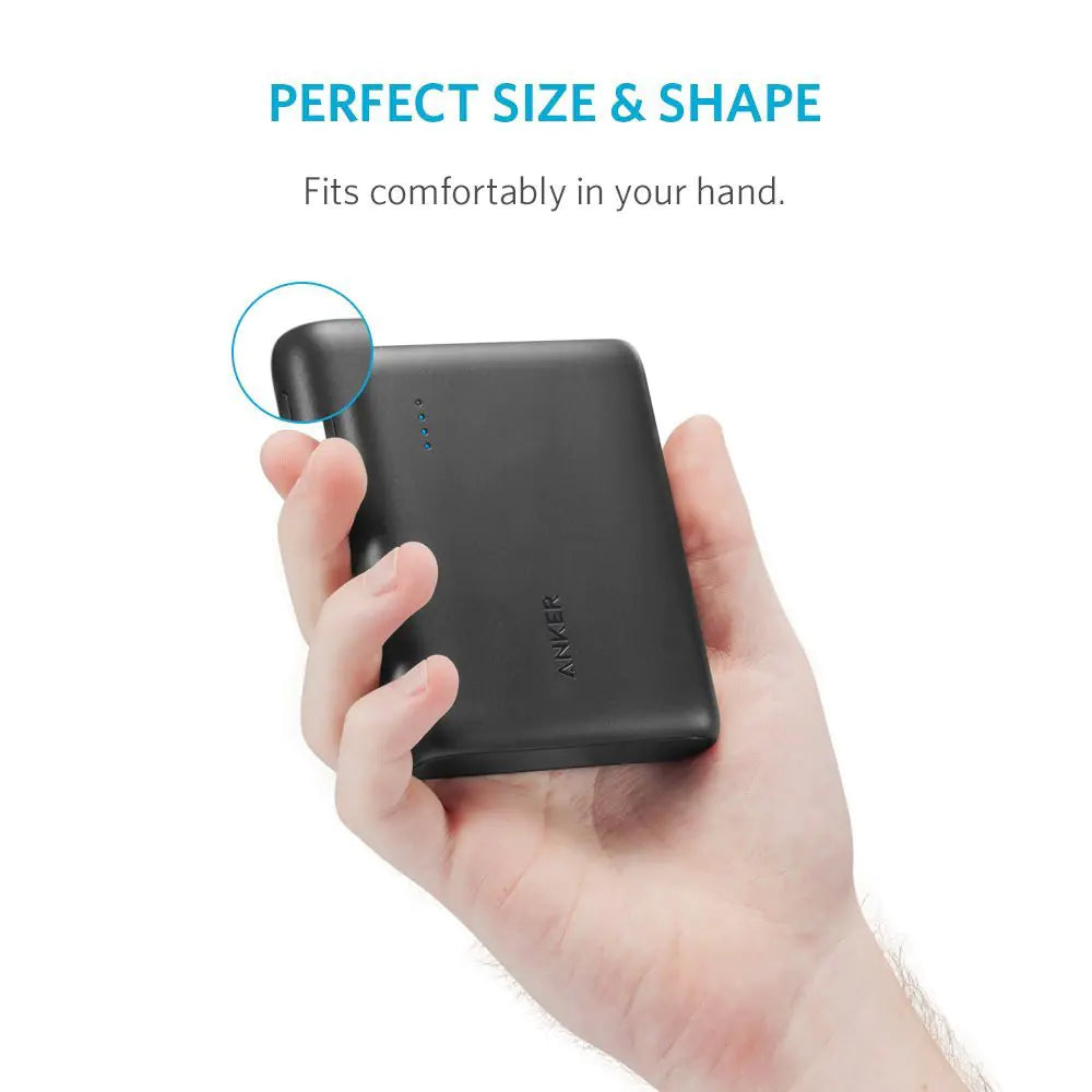 Anker 10400mAh Fast Charge Power Bank (Slim & Portable)