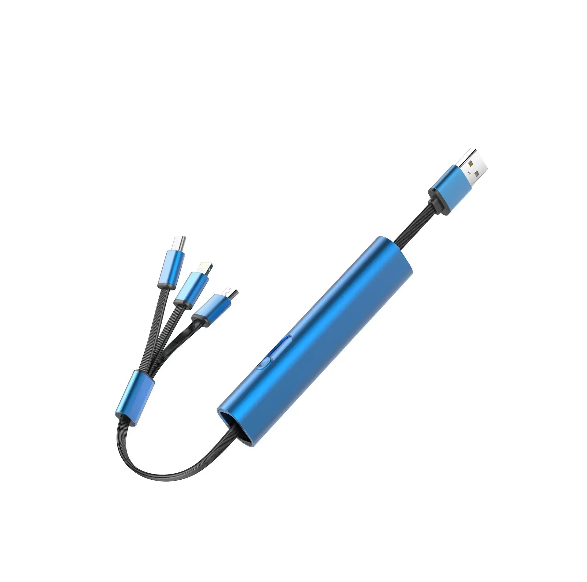 Portable Telescopic Data Cable – Type-C, Micro & Apple