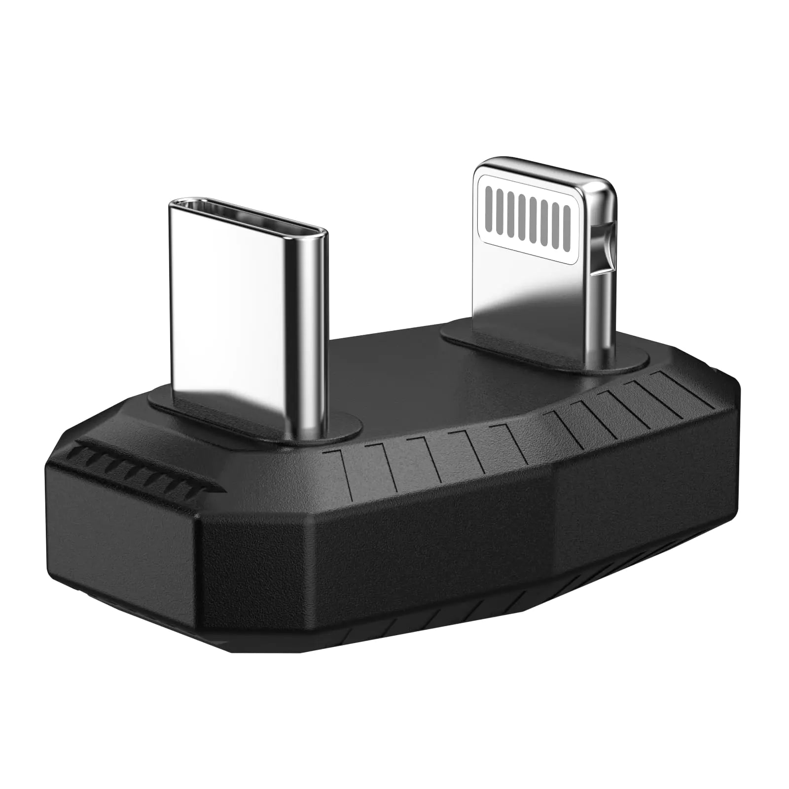 90 Degree USB C Male to Lightning Male Adapter Connector[Apple MFi Certified] iPhone Fast Charger Type C to Lightning Dongle Power Charging Adapter Compatible for iPhone 16/15/14/13/12/11/XS/XR/X/8