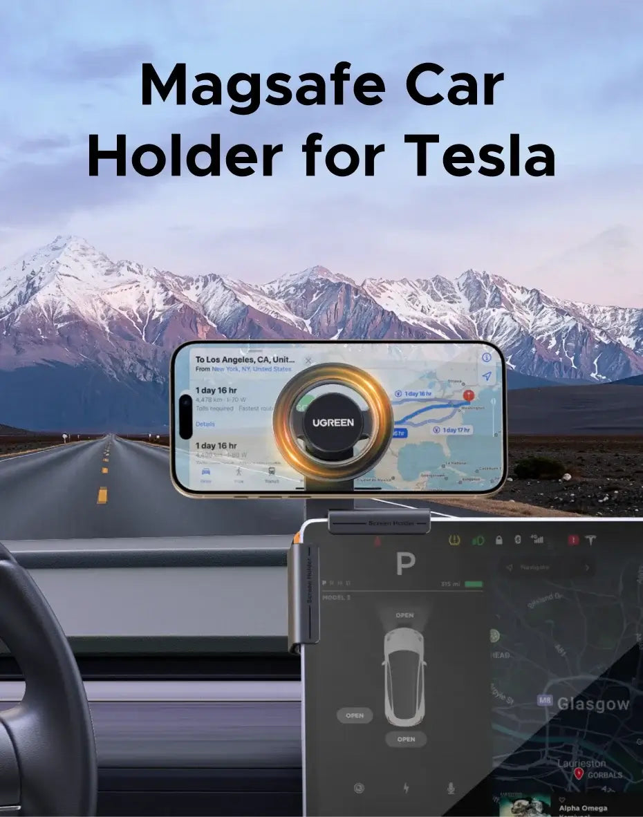     MagSafe Car Phone Mount with durable suction design