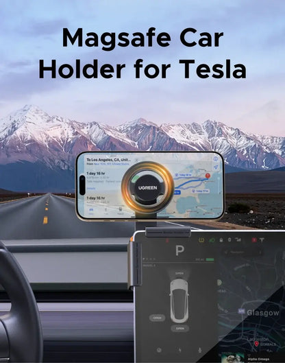     MagSafe Car Phone Mount with durable suction design