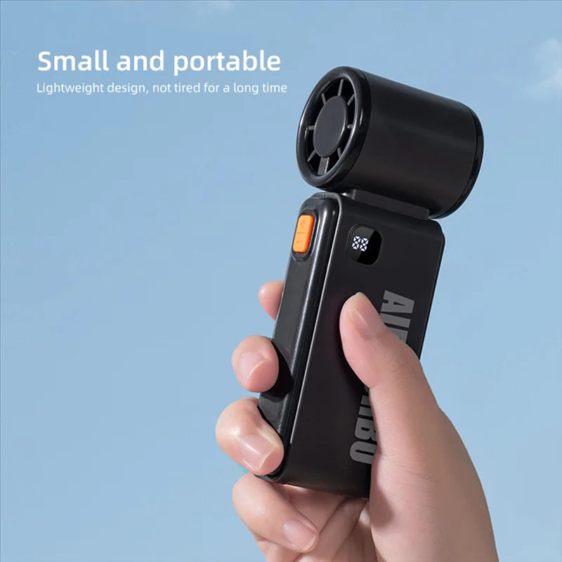 Mini Handheld Violent Fan Usb Charging Outdoor Battery Portable High