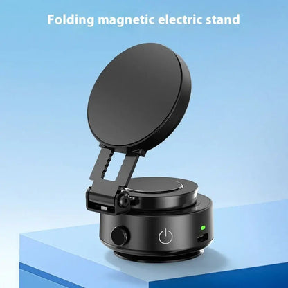 Magnetic Car Dashboard Phone Holder – Rechargeable Suction Cup Mount 
