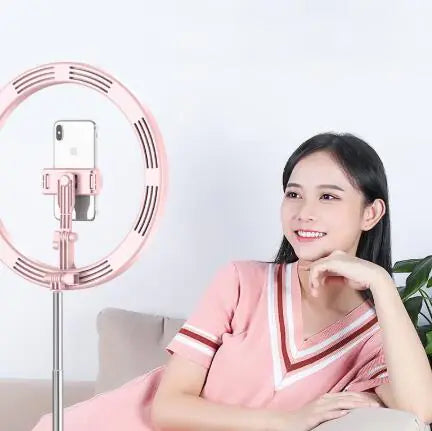 LED Selfie Ring Light with Adjustable Tripod Stand