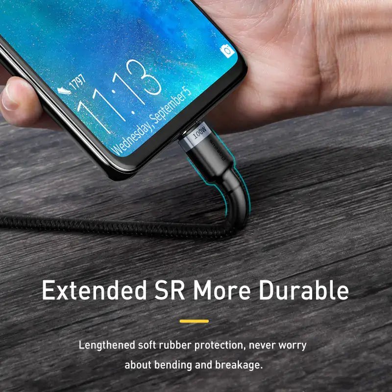 100W USB C Fast Charging Cable - Baseus for MacBook Pro