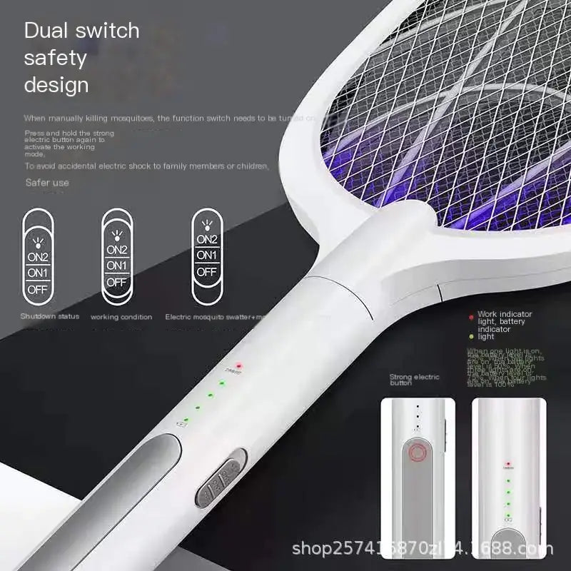 New USB Rechargeable Mosquito Racket for Home Use