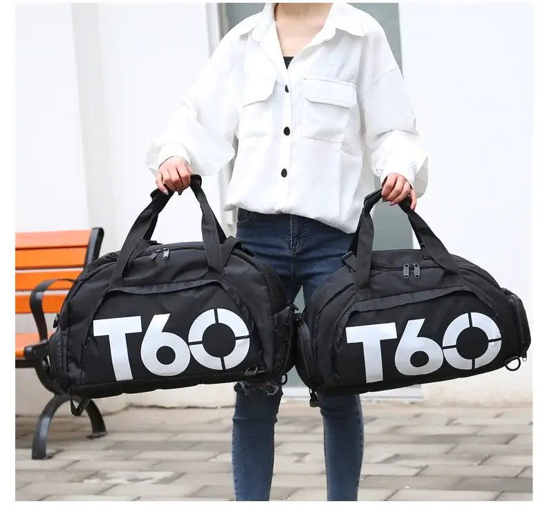 T60 Backpack Travel Bag Tote Bag Gym Bag