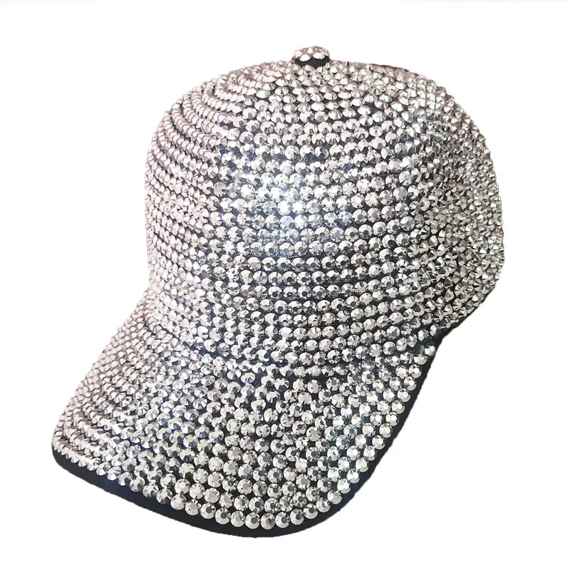 Shiny Trendy Women’s New Dot Diamond Baseball Hat