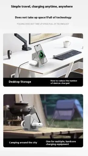 Qi2 Protocol Magnetic Touch Rotating Wireless Charger – Fast 