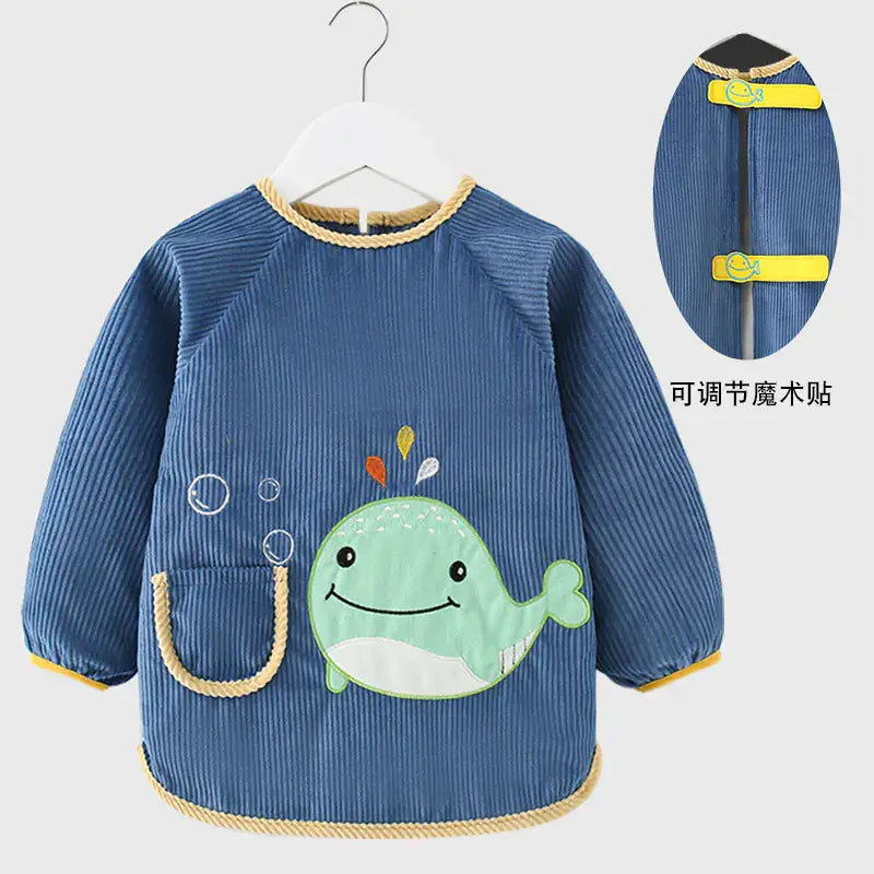 Waterproof Bib for Girl and boy - Stylish Reversible Design