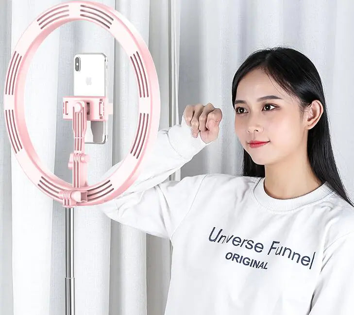 LED Selfie Ring Light with Adjustable Tripod Stand