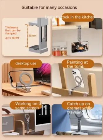 Rotating Magnetic Phone Stand - 360-Degree Convenience