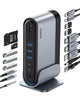 Baseus 17-in-1 docking station with 4K HDMI supports 3 monitors and multiple connectivity options.