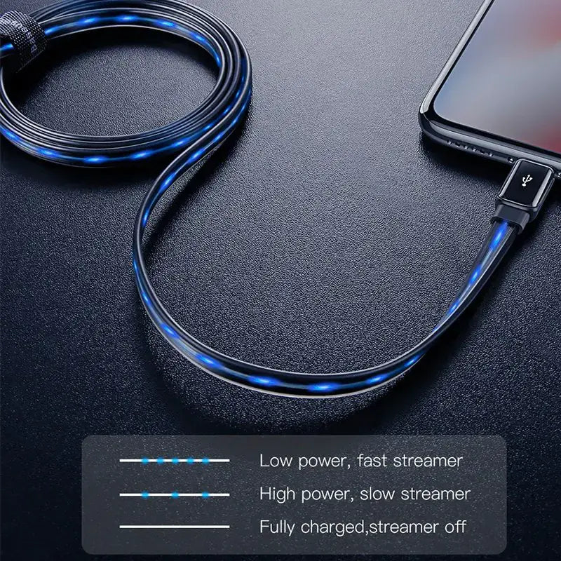 Baseus Glowing Data Cable - Baseus LED Charging Line