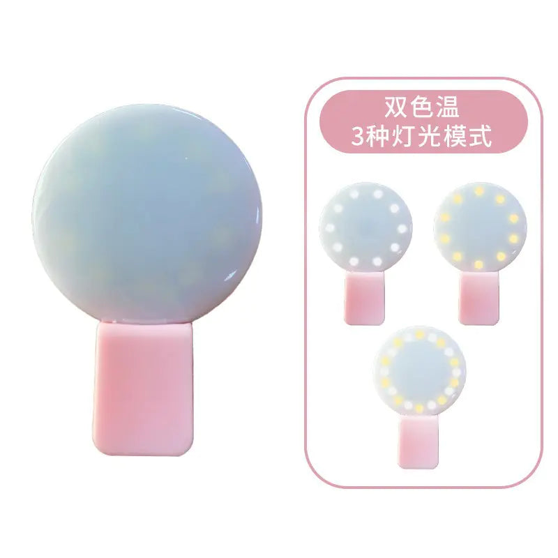 USB Rechargeable LED Selfie Light for Live Streaming