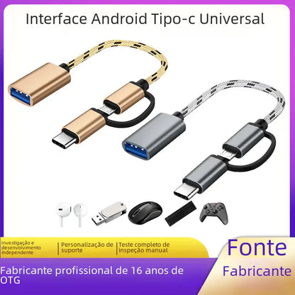 Adaptateur OTG Type-C pour appareils Android Huawei