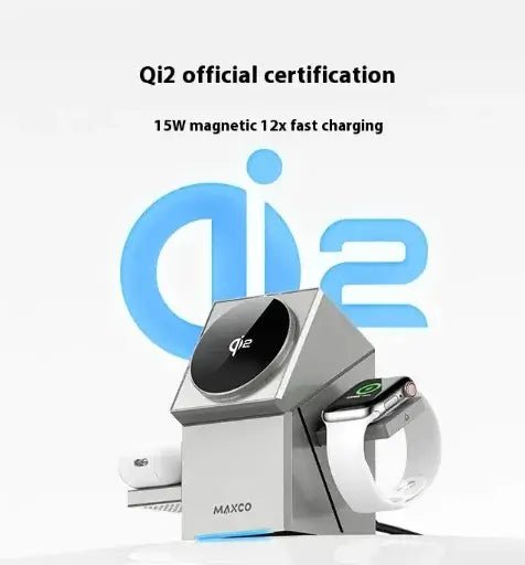 Qi2 Protocol Magnetic Touch Rotating Wireless Charger – Fast 