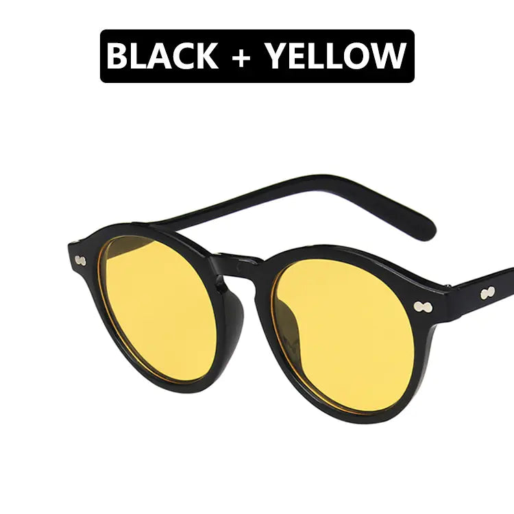 "Retro Round Frame Sunglasses for Trendy  Women"