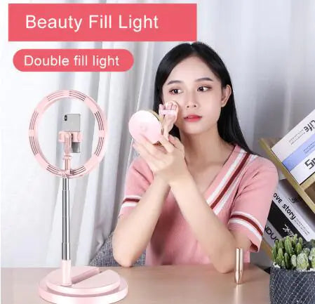 LED Selfie Ring Light with Adjustable Tripod Stand