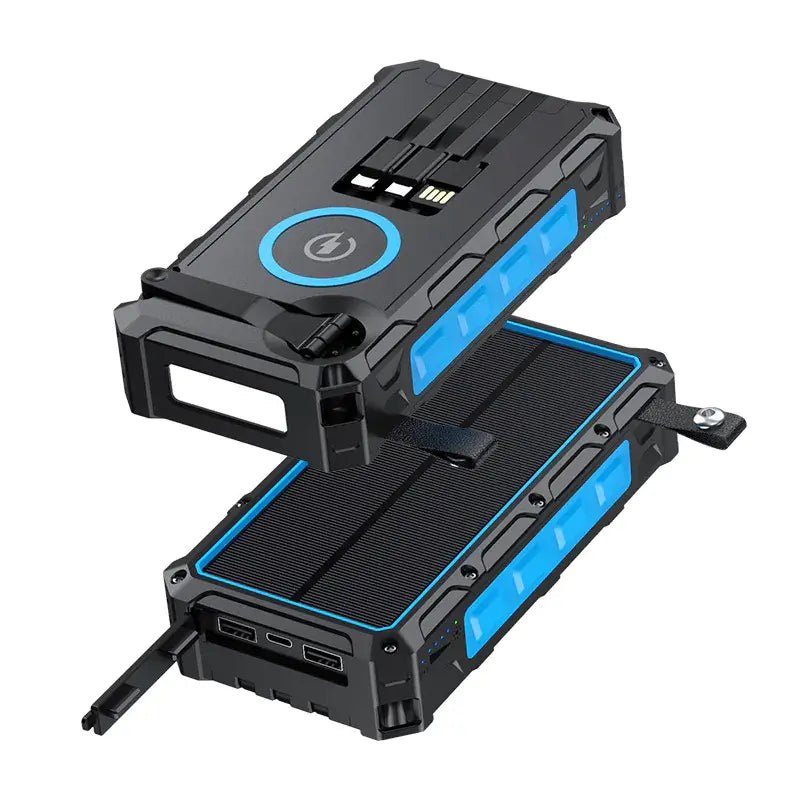 Multi-Function Solar Hand Crank Power Bank – Emergency Charger