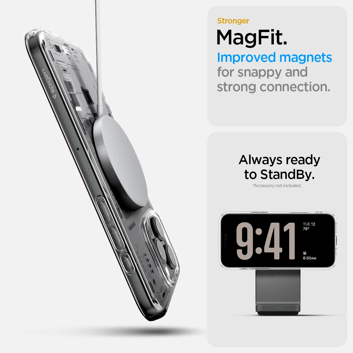 Spigen Ultra Hybrid Neo One MagFit Case for iPhone 16 Pro Max / 16 Pro Magsafe Compatible Cover