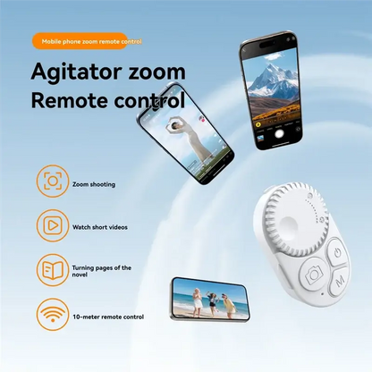 TELESIN Wireless Remote Control Mobile Phone Zoom Bluetooth Controller For IOS/Android/Harmony OS Music Video Remote Control