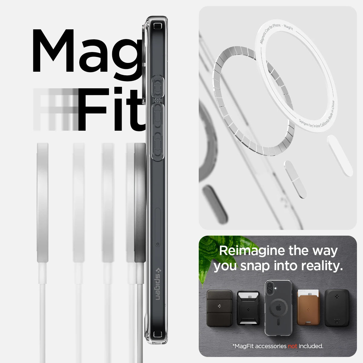 Spigen Ultra Hybrid MagFit iPhone 16 Plus / 16 Case Magsafe Compatible Cover
