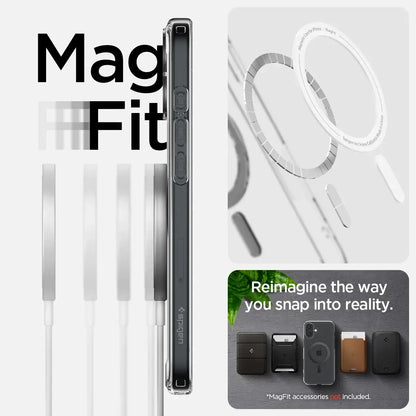 Spigen case Ultra Hybrid MagFit iPhone 16 Case clear back Techs Park