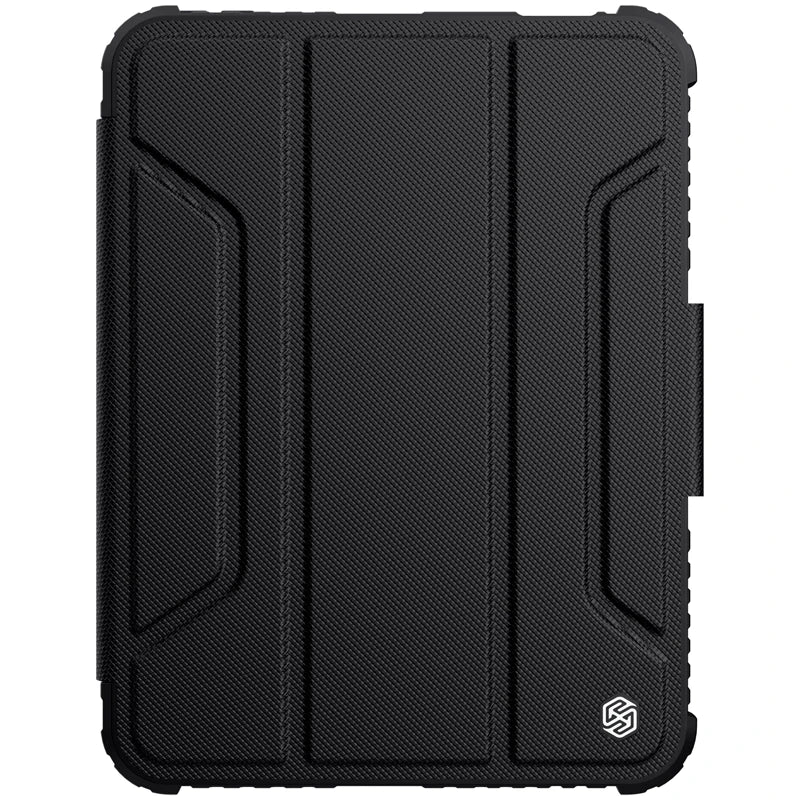 Nillkin Bumper Leather Case For iPad mini 7 A17 Pro 2024/6th 2021 TPU+PU Slide Camera Cover Pencil Holder/Stand Auto Wake Sleep