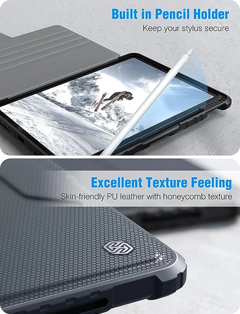 For iPad Air 13 2024 iPad Case Nillkin Bumper SnapSafe Case For iPad Pro 11 Magnetic Cover With Pen Slot For iPad 9th Generation