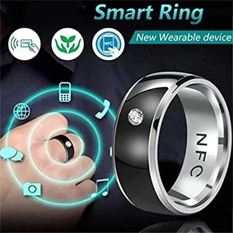 smart ring wearable technology waterproof unisex nfc